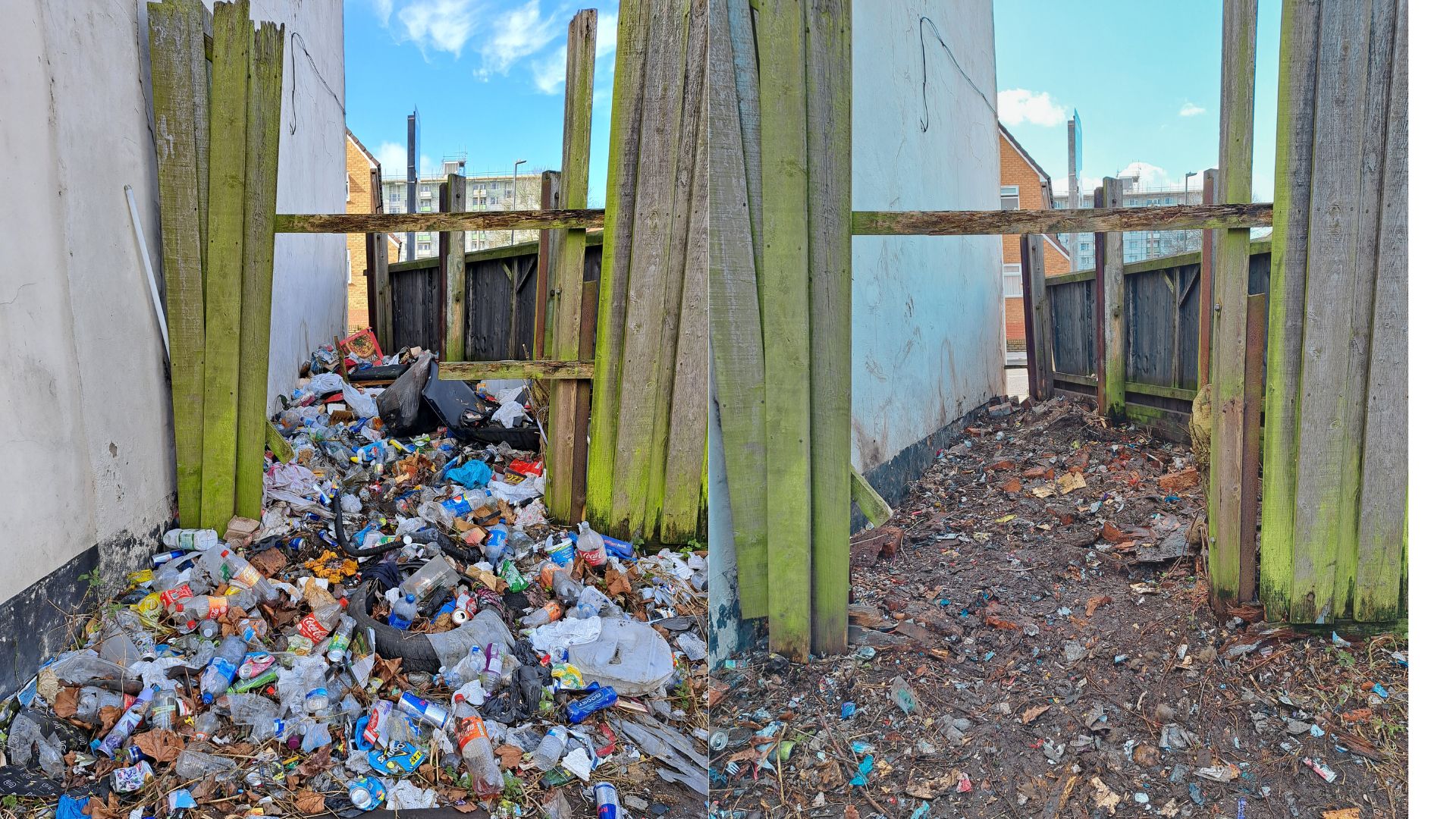 Stafford Street fly tipping photos
