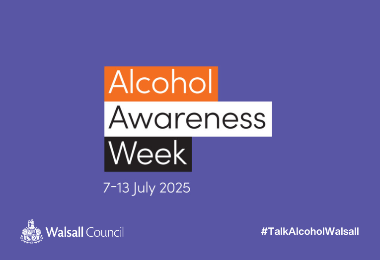 Image reads Alcohol Awareness Week 7-13 July 2025.