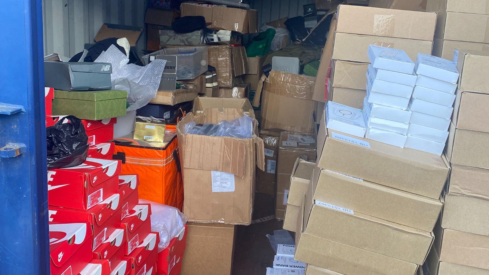 Seized good in a container