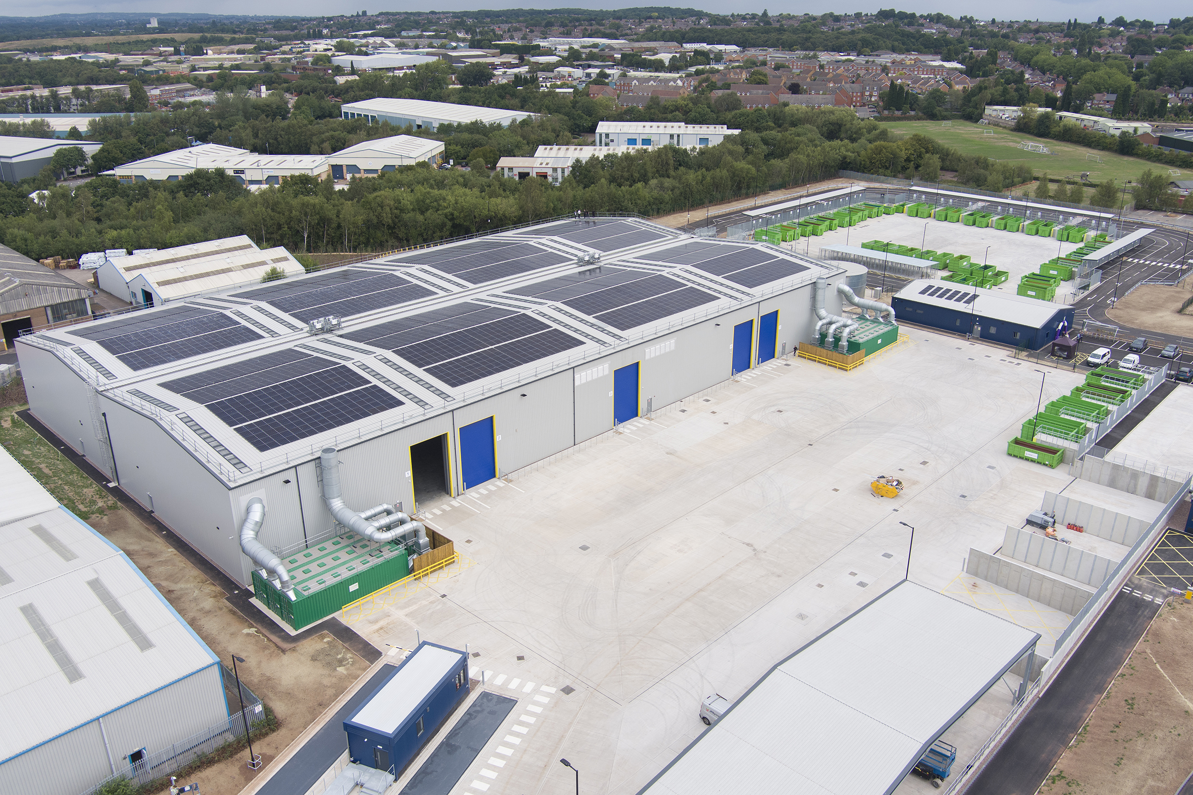 Walsall Waste Transfer Facility External Shot