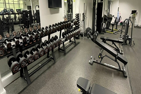 Oak Park Gym weights room