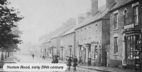 Victorian terraced shops and houses on Norton Road, Pelsall, early 20th century