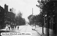 Black and white picture of New Road, Willenhall, Early 20th century