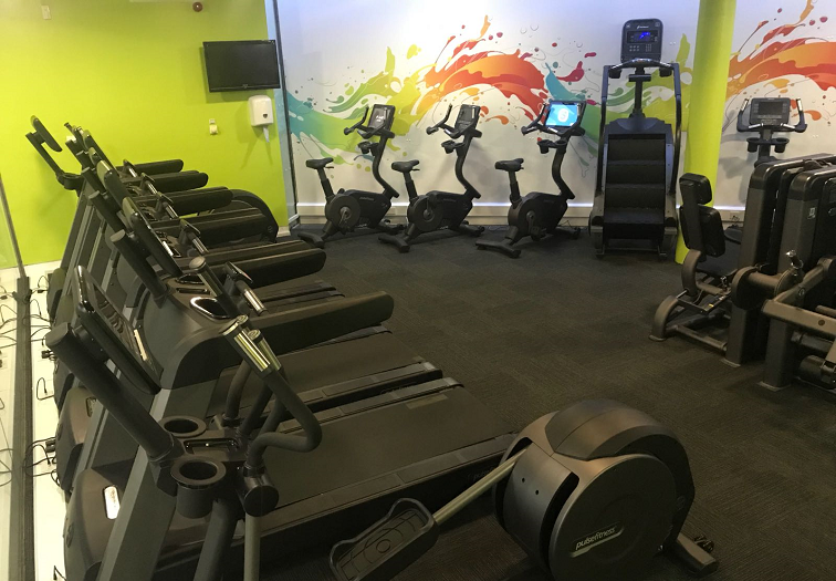 Treadmills and bikes at Darlaston gym