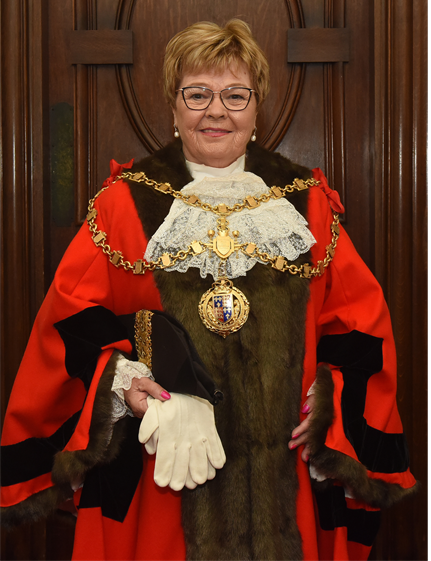 Mayor Walsall 2022.23 at the Town Hall