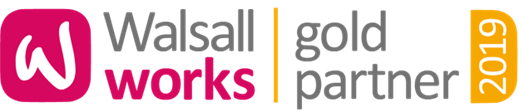Walsall Works Gold Partner 2019 logo