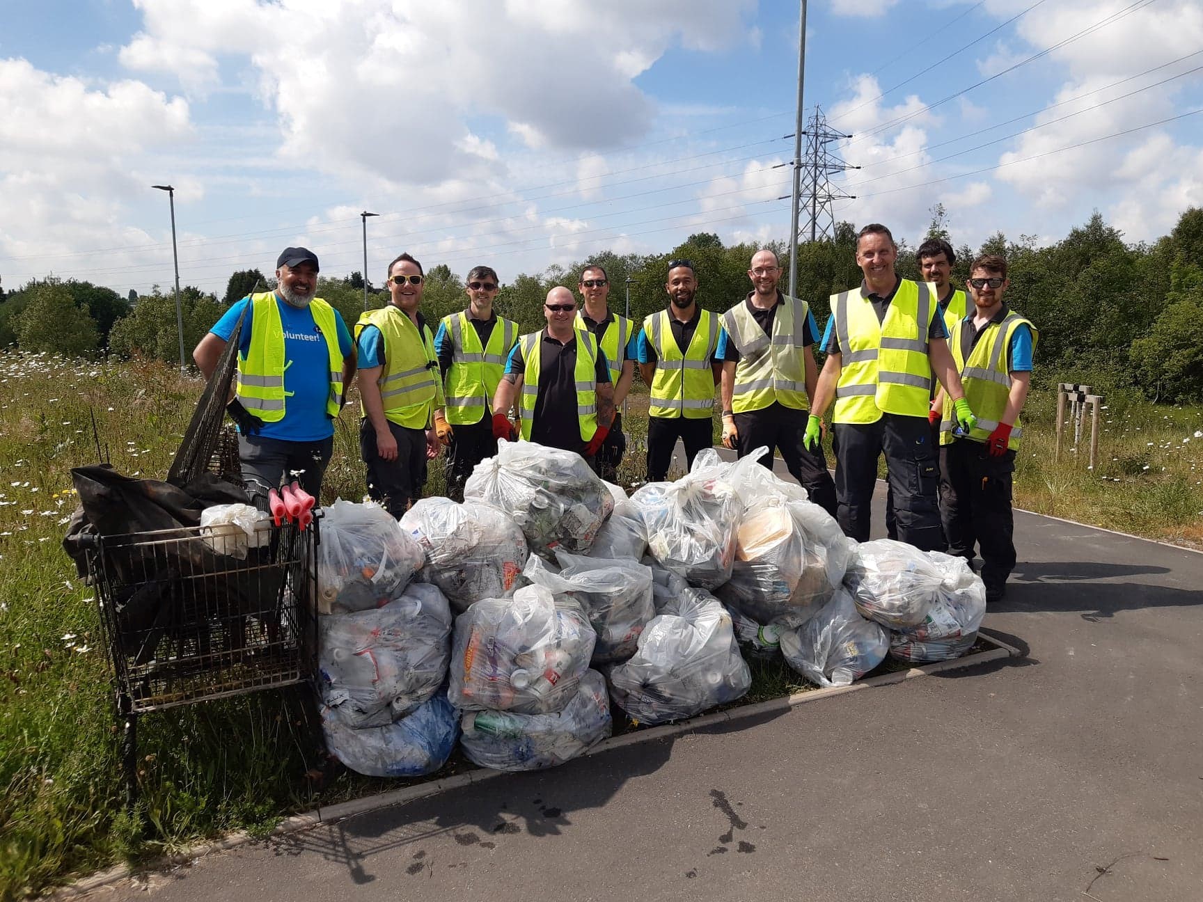 bg staff litter picking