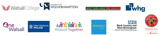 We are Walsall 2040 partner logos