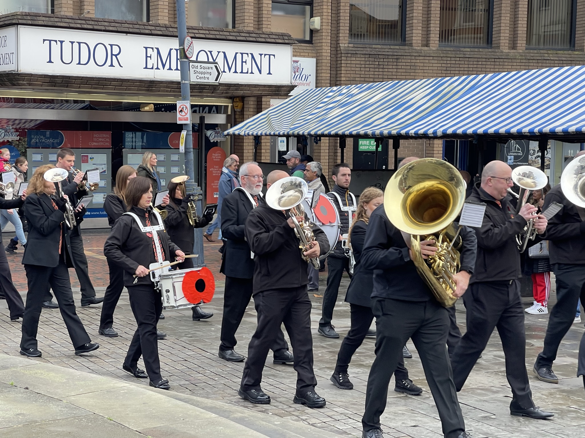Members of the Staffordshire Band