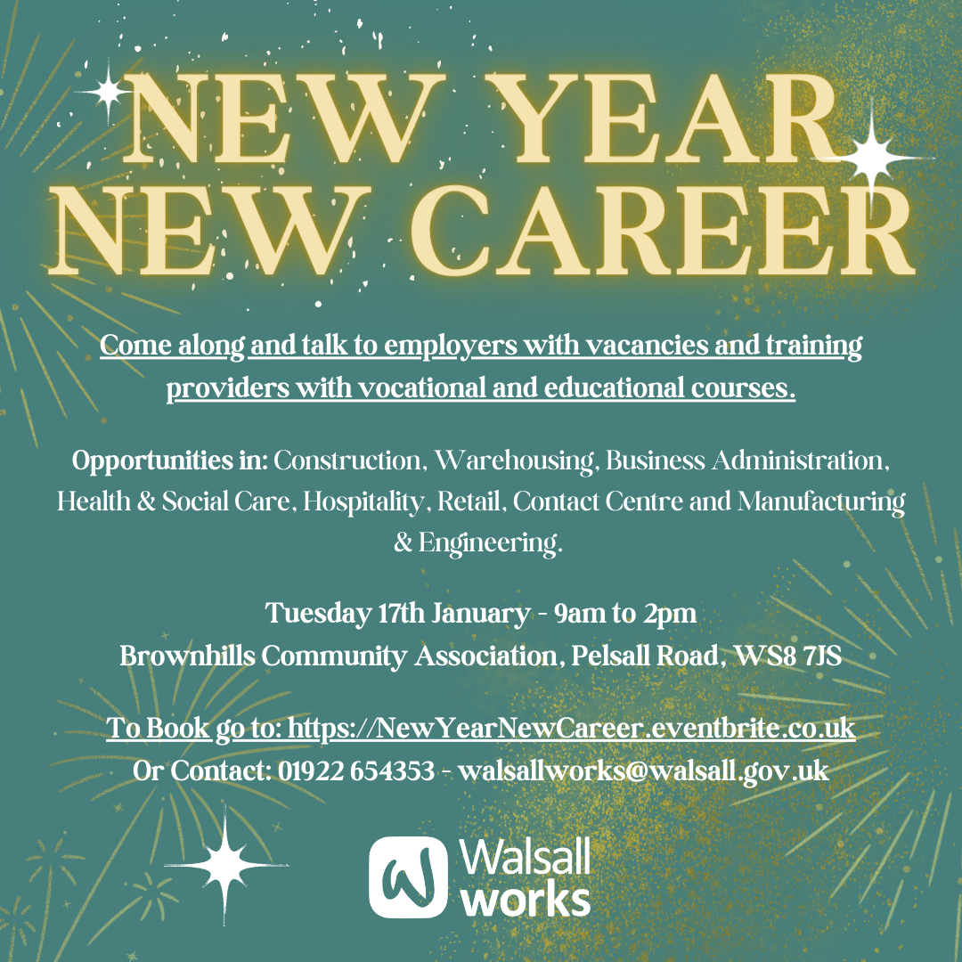 New Year New Career flyer