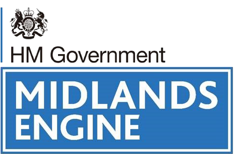 HM Government and Midlands Engine logos