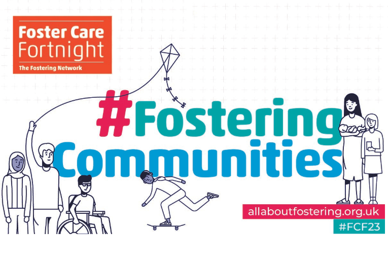 Foster care fortnight logo animated