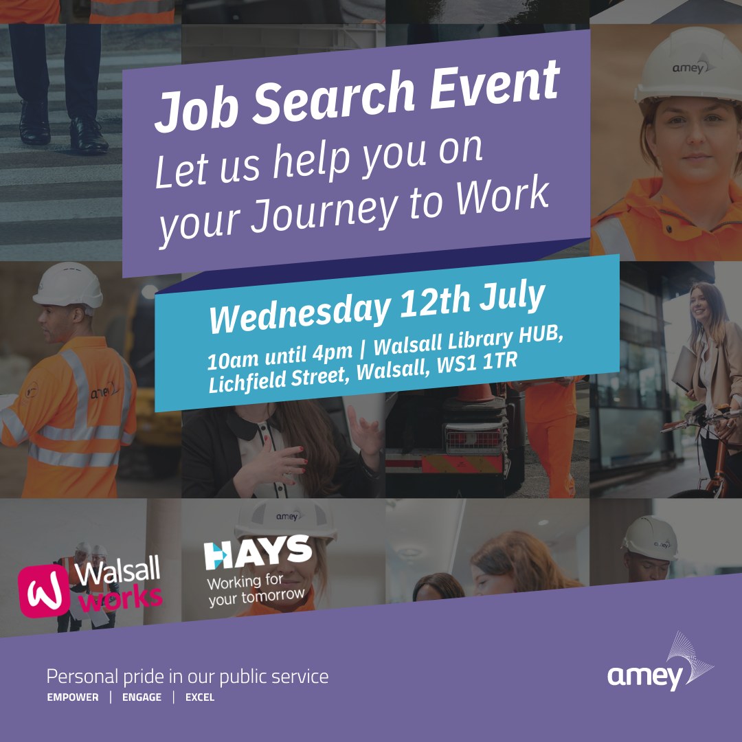 Walsall Works Job Search Event poster