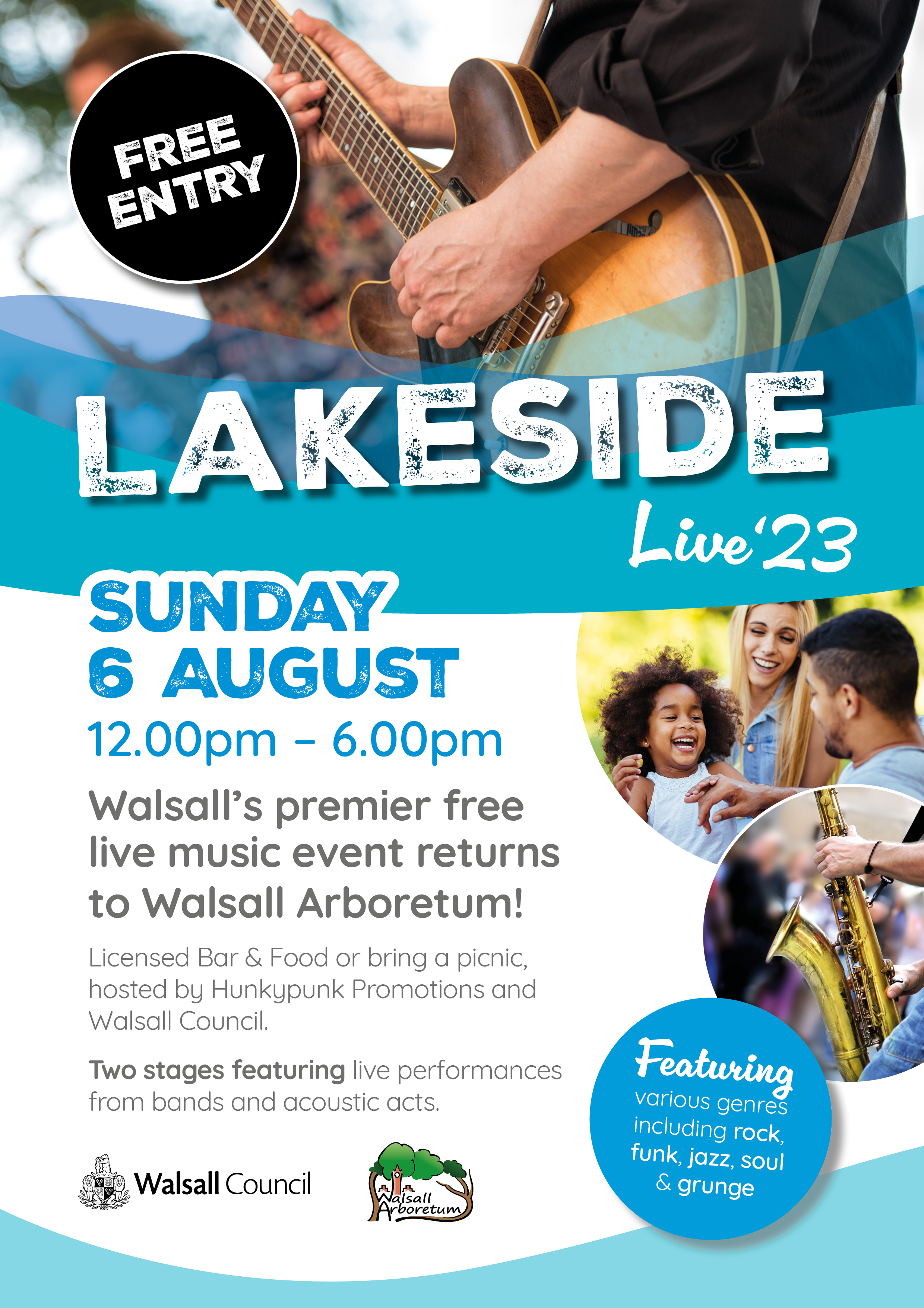 Walsall Arboretum's music concert