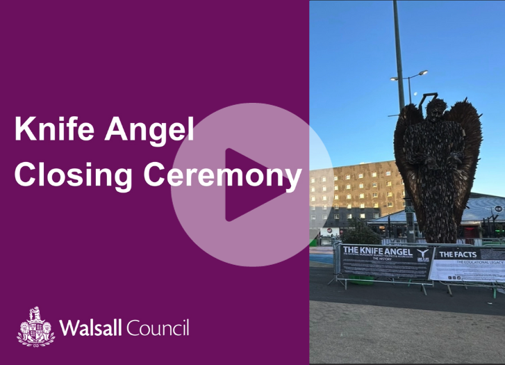 Knife Angel Closing Ceremony