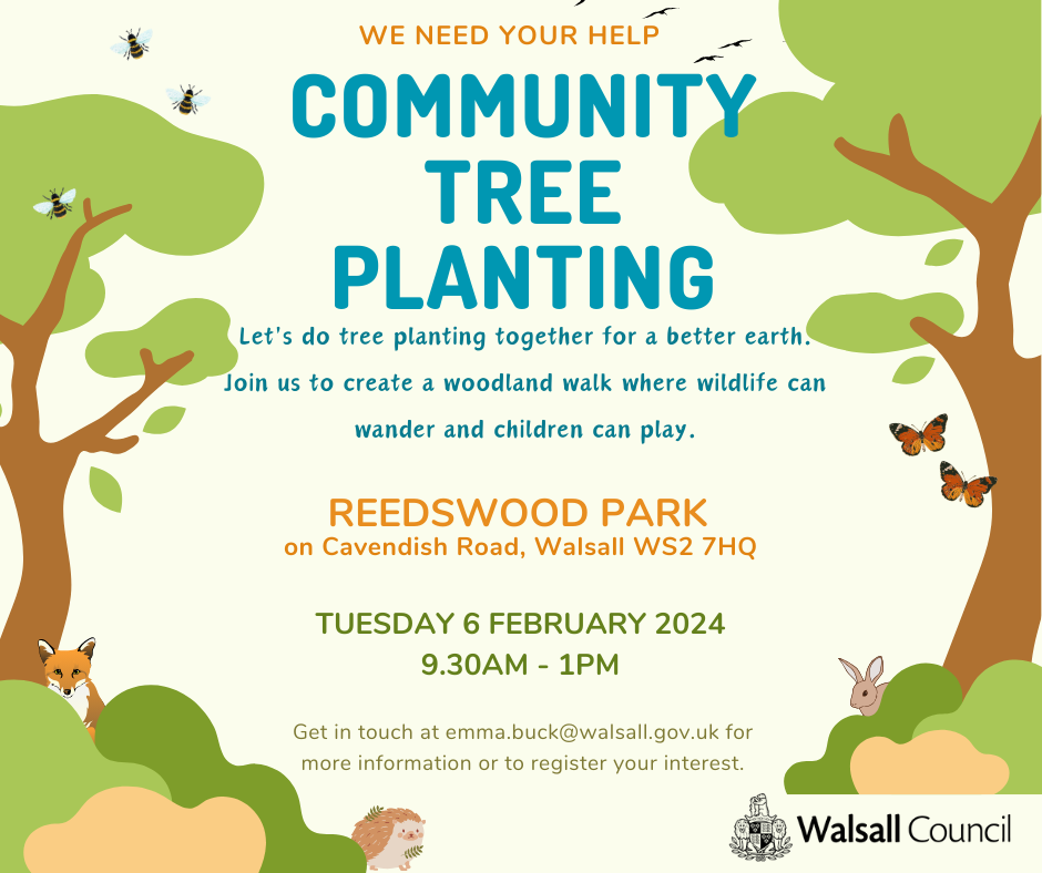 Tree Planting Day at Reedswood Park, Cavendish Road 