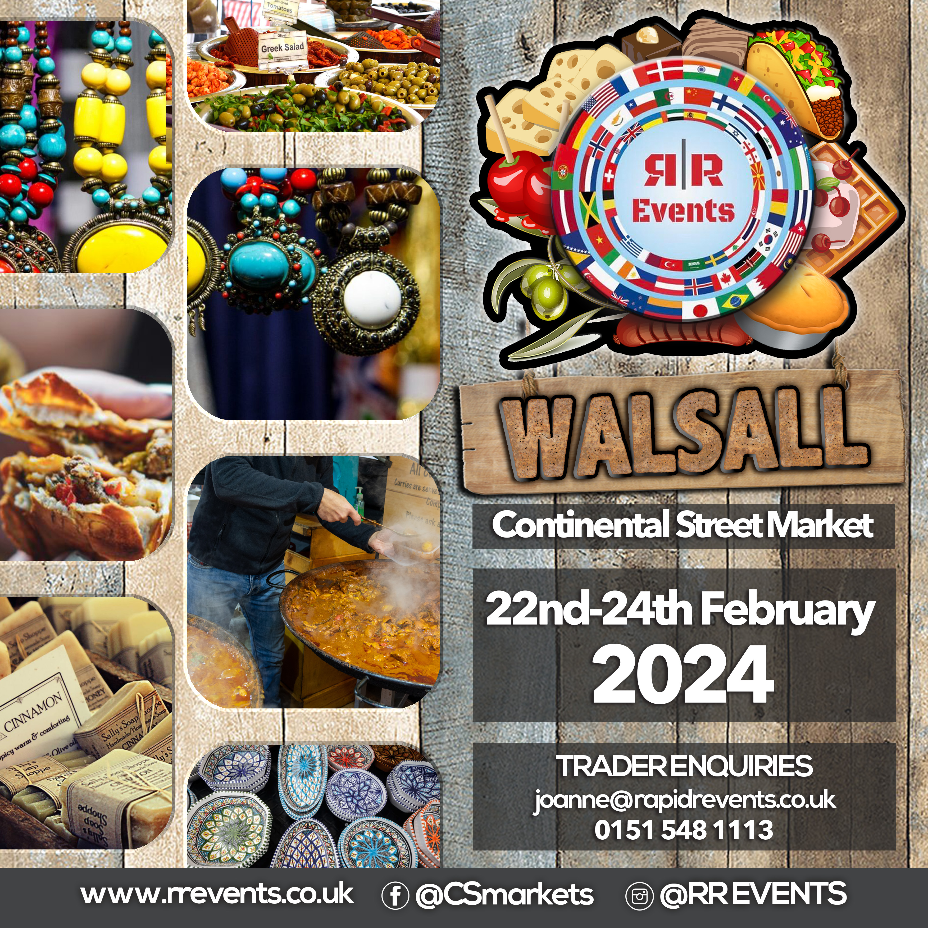 Walsall continental market poster