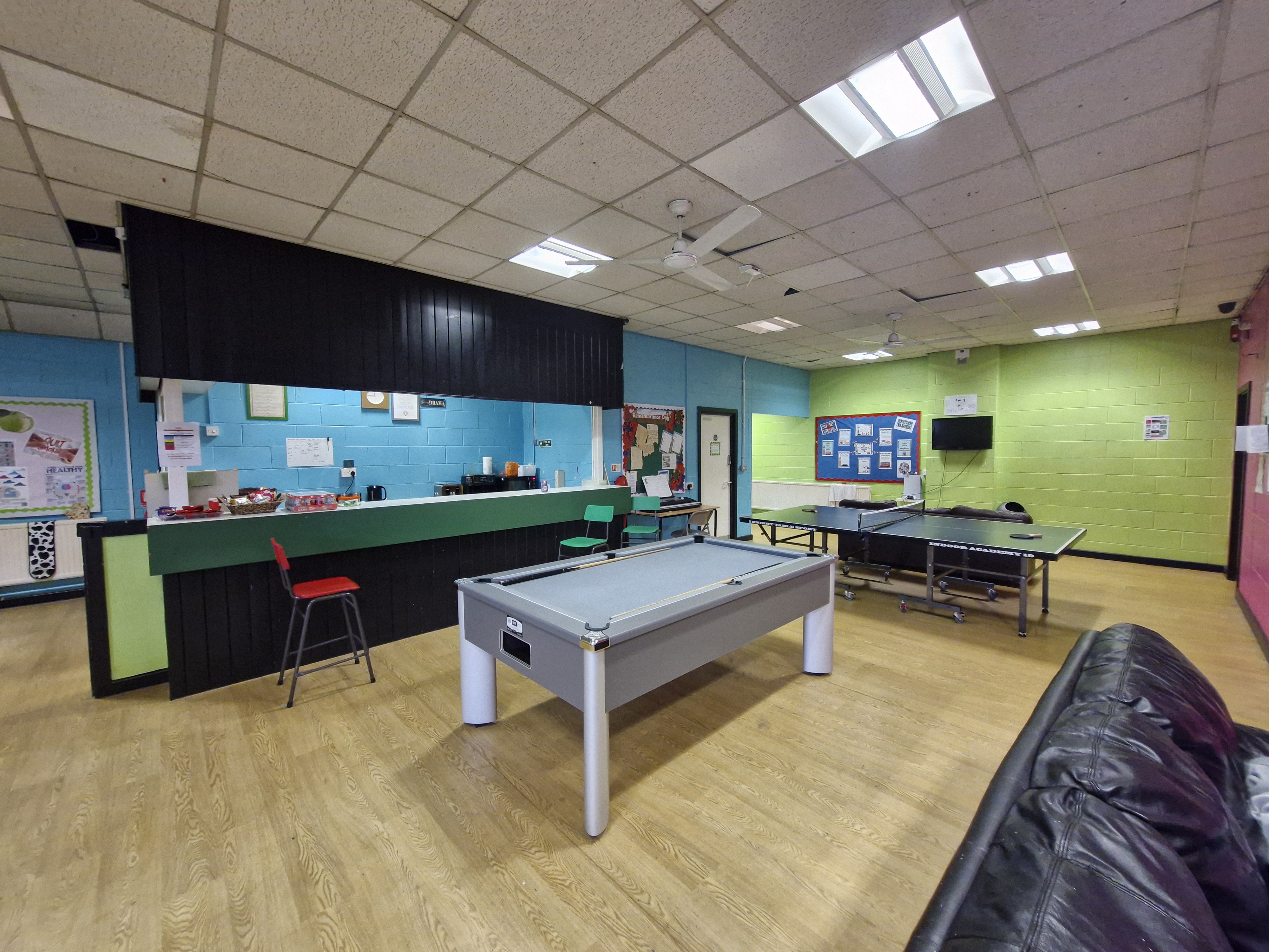 Games room featuring a pool table and table tennis
