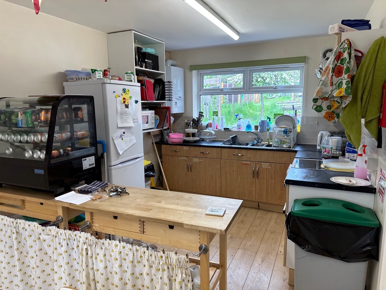 Caldmore community garden's kitchen before renovation