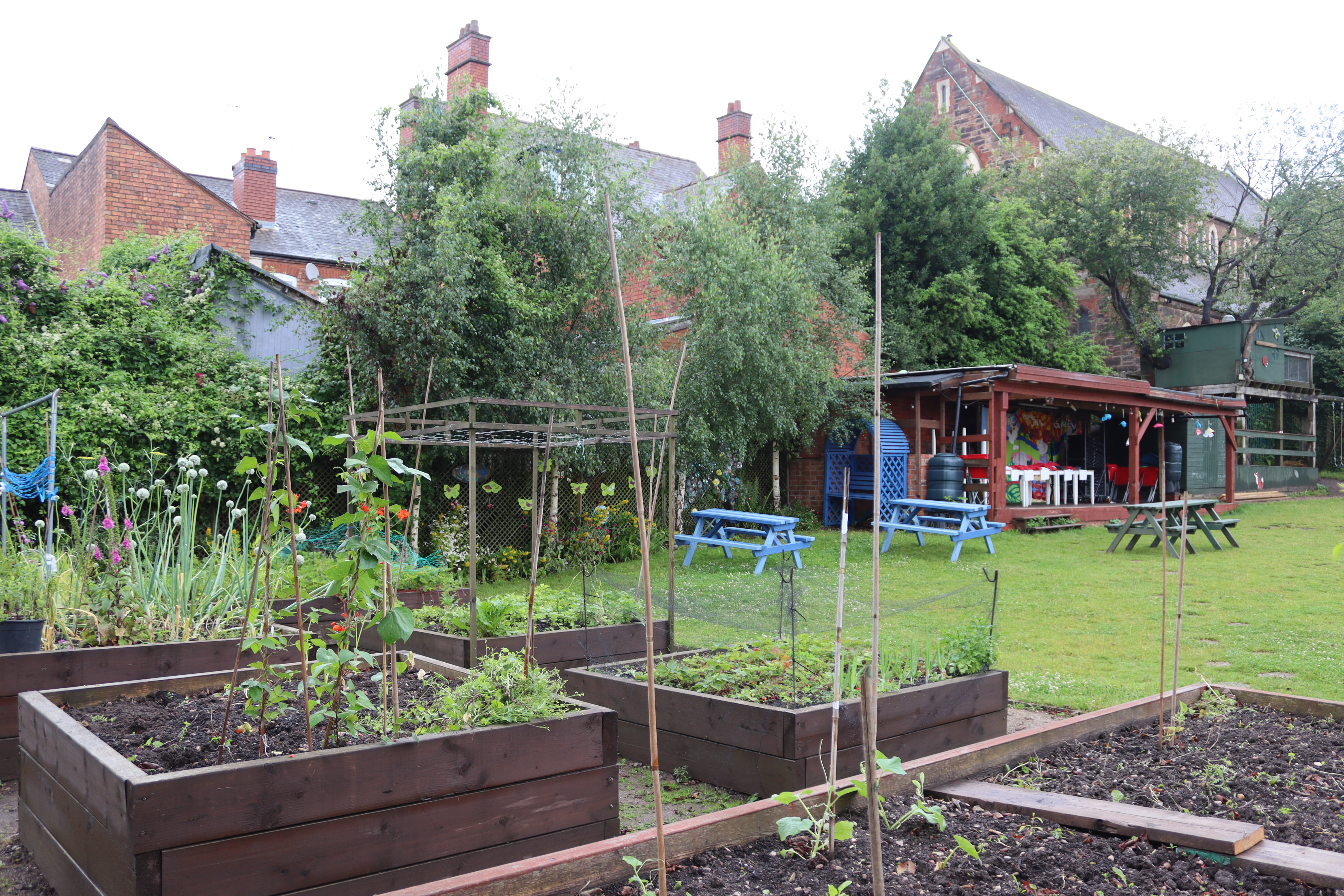 Caldmore community garden after renovation