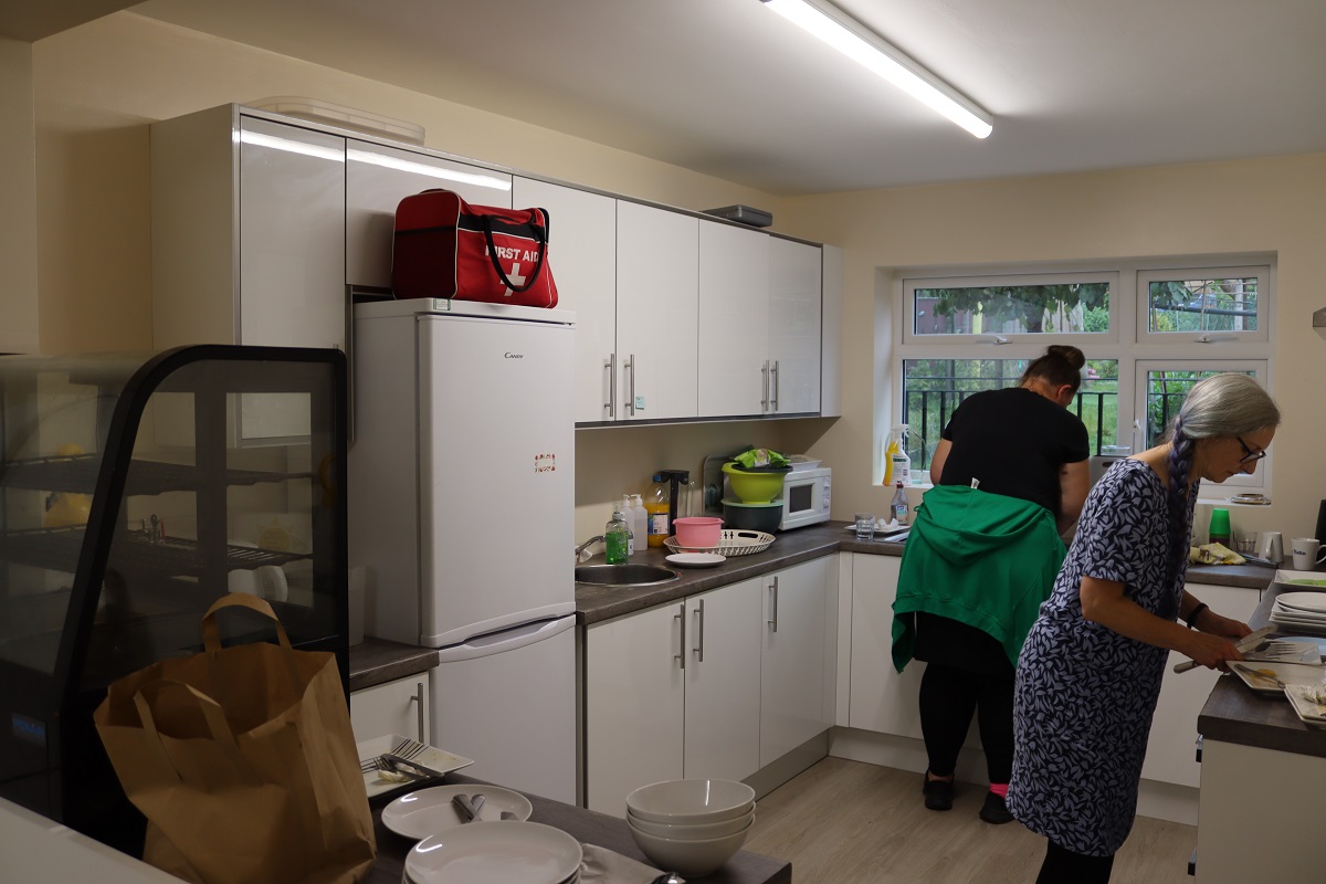 Caldmore community garden's new kitchen