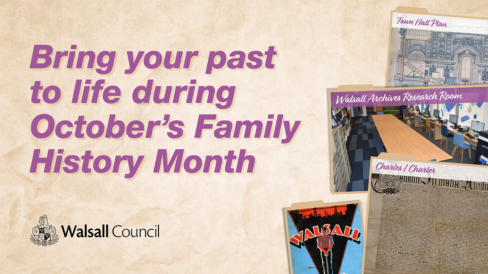 ‘Bring your past to life during October’s Family History Month’