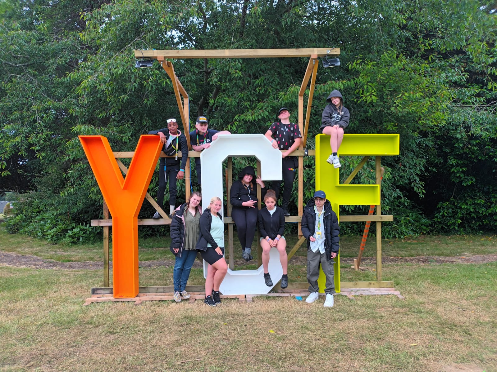 Young carers at the young carers festival