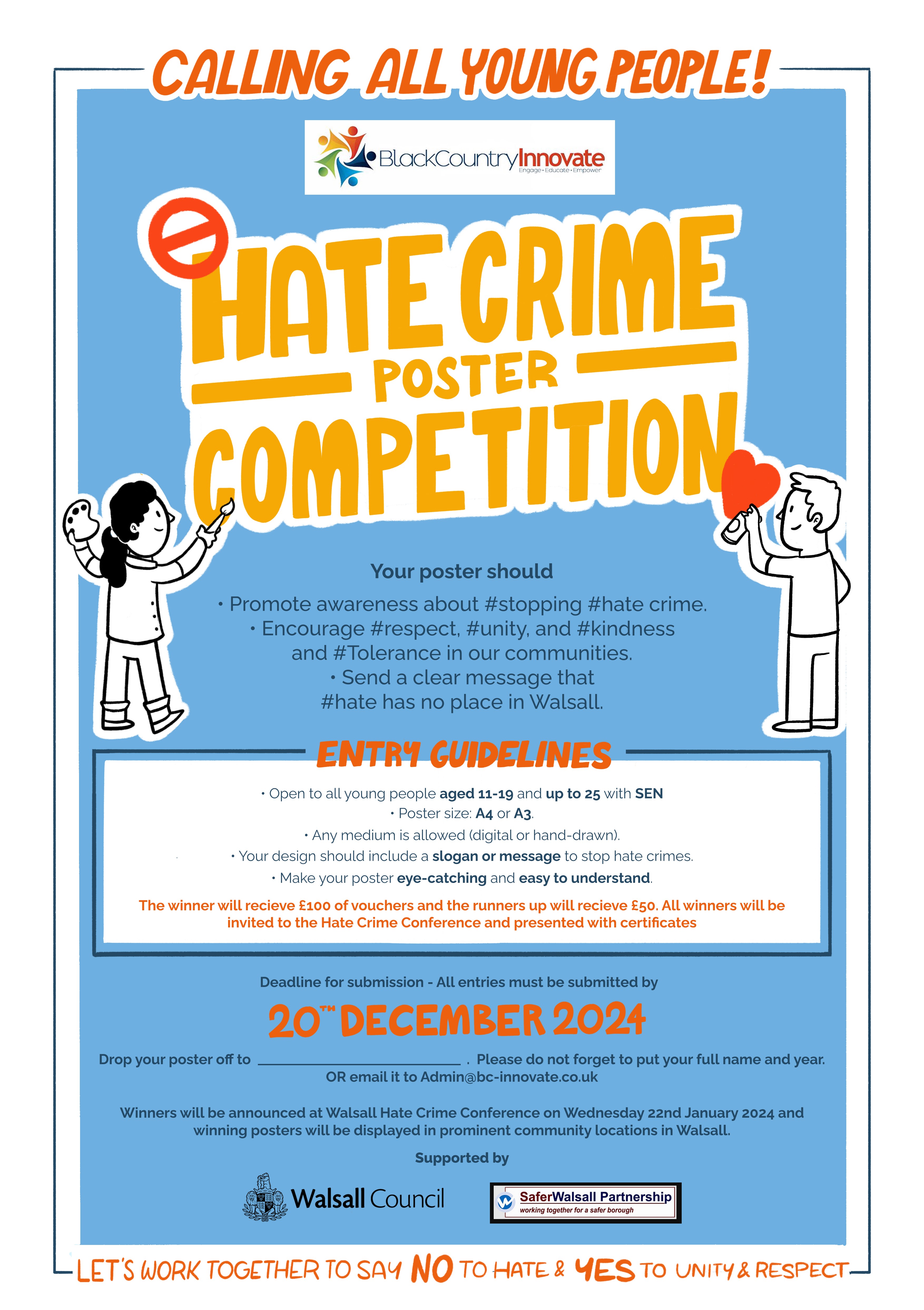 Hate crime poster competition