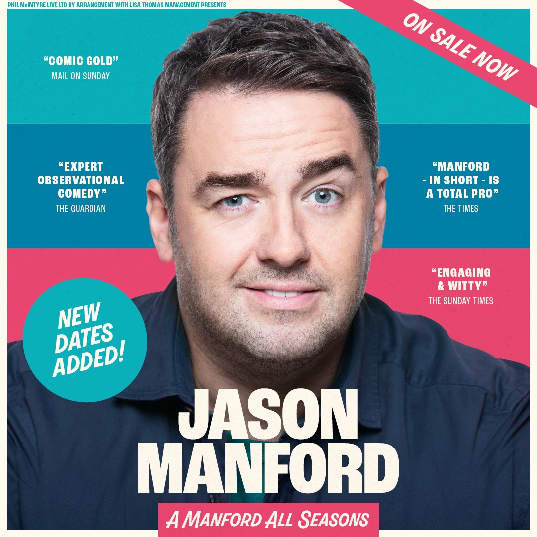 Flyer for Jason Manford tour