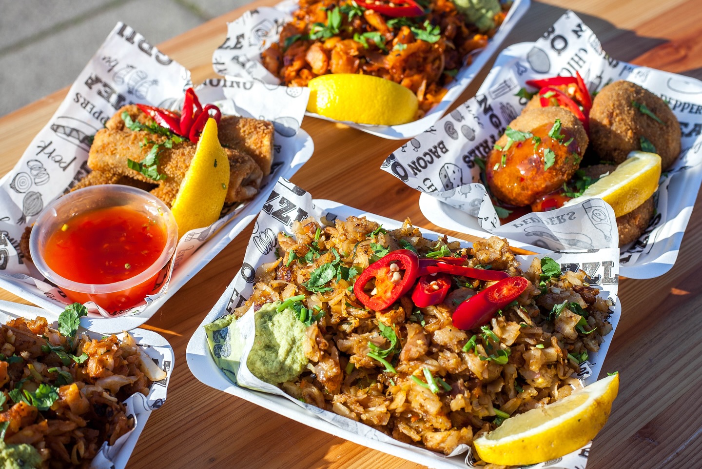 Examples of Sri Lankan street food