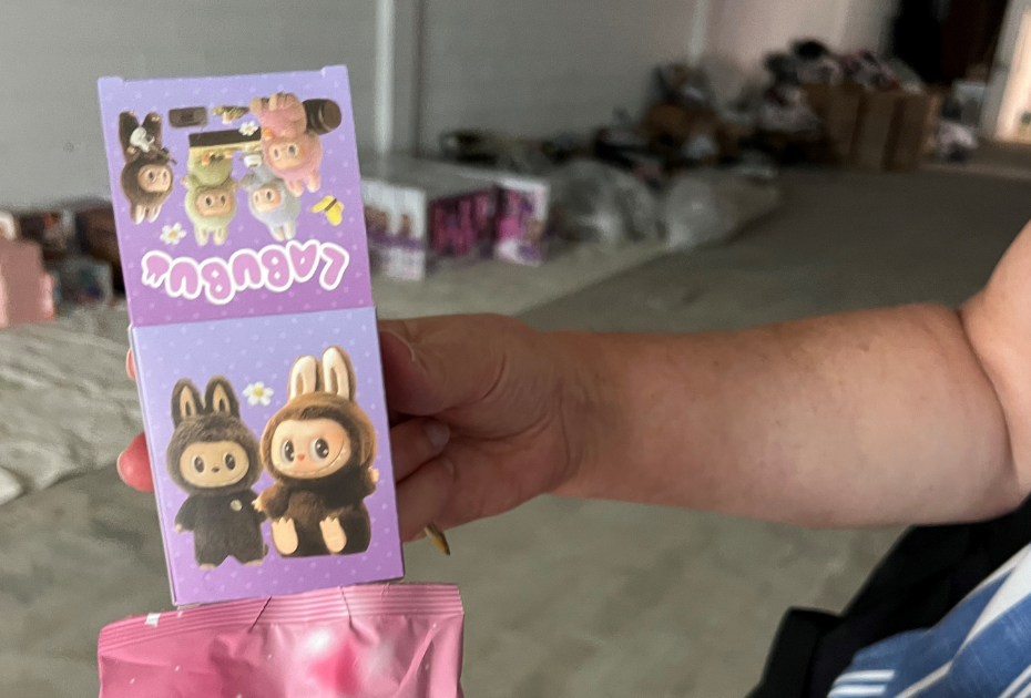Toy in pink box
