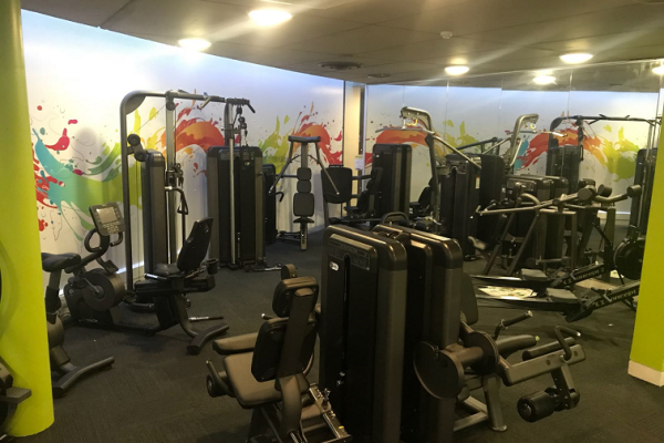 Weights and machines at Darlaston gym