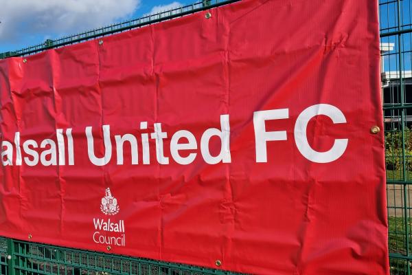 Walsall United FC red banner