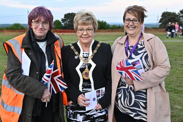 3 women at the jubilee  