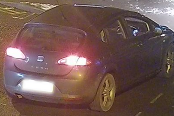 Image of vehicle disposing of litter