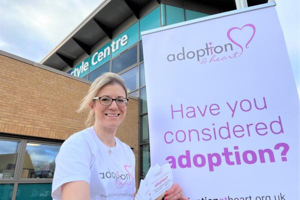 Catherine Furnival from Adoption@Heart appeals for new adopters at an information event at Portway Lifestyle Centre, Oldbury.