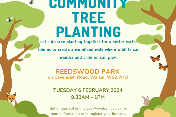 Tree Planting Day at Reedswood Park, Cavendish Road 