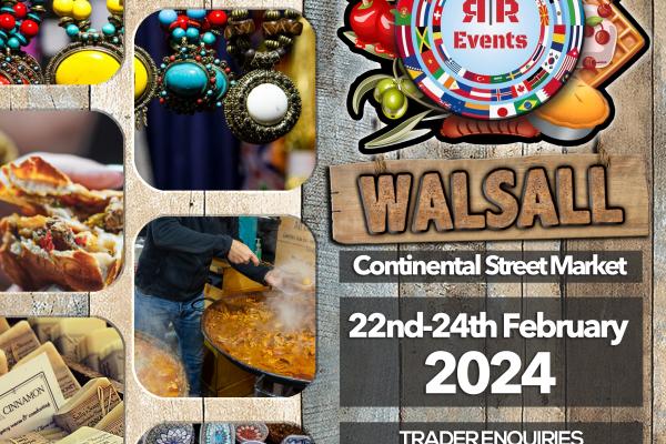 Walsall continental market poster
