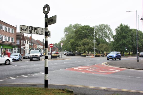 Image depicts High Street in Pelsall.
