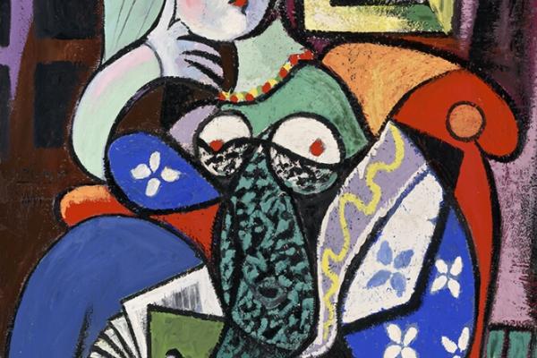 Woman with a Book by Picasso