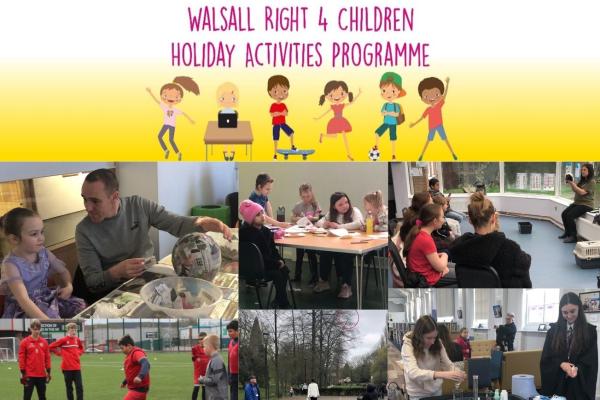 HAF infographic with pictures of children doing activities.