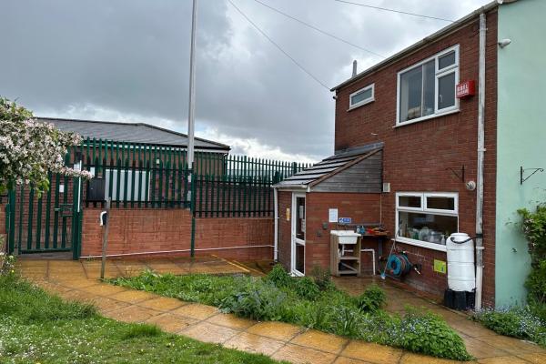 Caldmore community garden before renovation