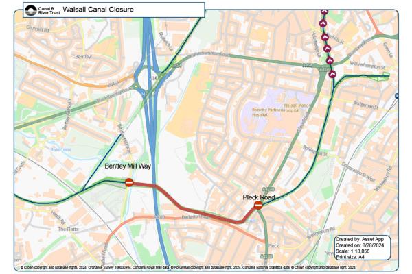 Canal closure update