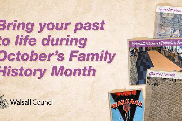 ‘Bring your past to life during October’s Family History Month’