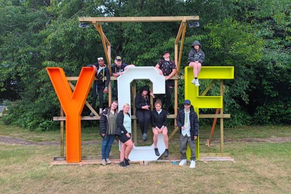 Young carers at the young carers festival