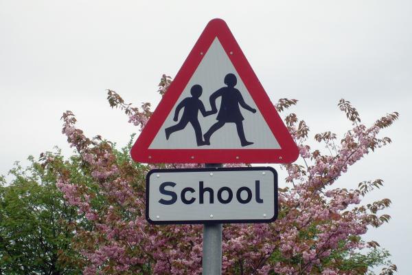 School sign