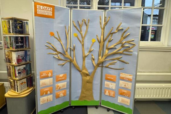 Tree of hope in the library