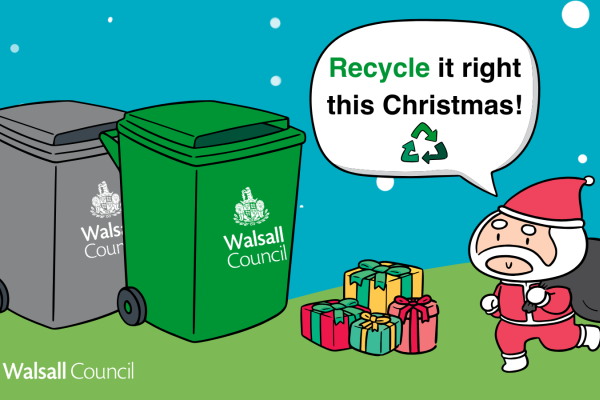 Christmas recycling