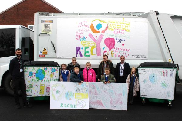 Winning pupils with the councils fly-tipping and recycling education officers