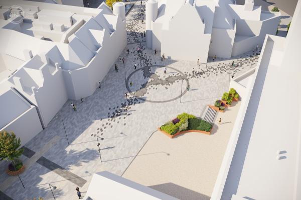 An artists impression of Park Street
